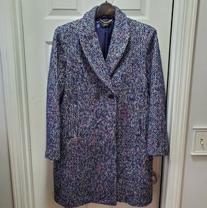 JCrew Tweed Daphne Topcoat - 12 petite
